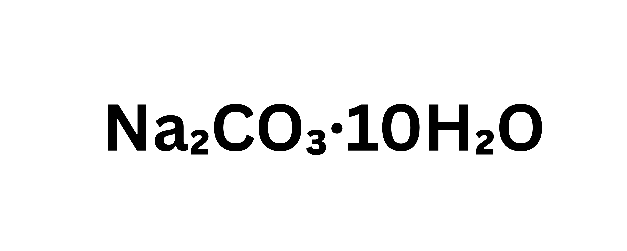 Sodium carbonate decahydrate